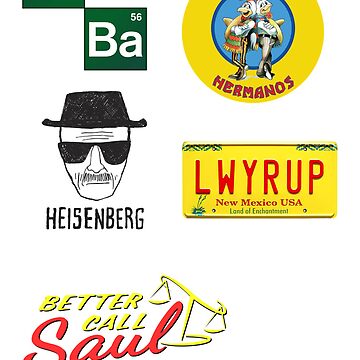 Artwork thumbnail, Breaking Bad/ Better Call Saul Sticker Pack by Ryan1215