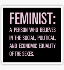 Beyonce Feminist Sticker