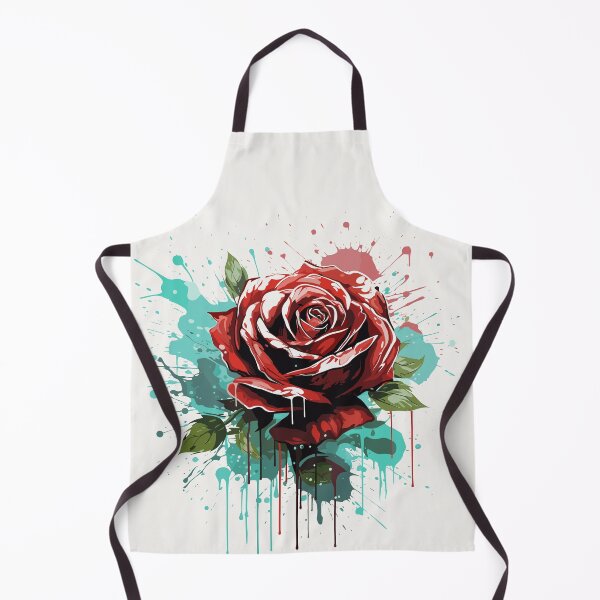 Item preview, Rose Rapture: A Concrete Poetry of Petals in Abstract Splatter designed and sold by TrendyArtInk.