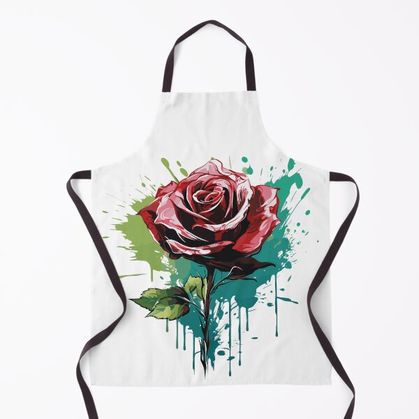 Item preview, Rose Rapture: A Concrete Poetry of Petals in Abstract Splatter designed and sold by TrendyArtInk.