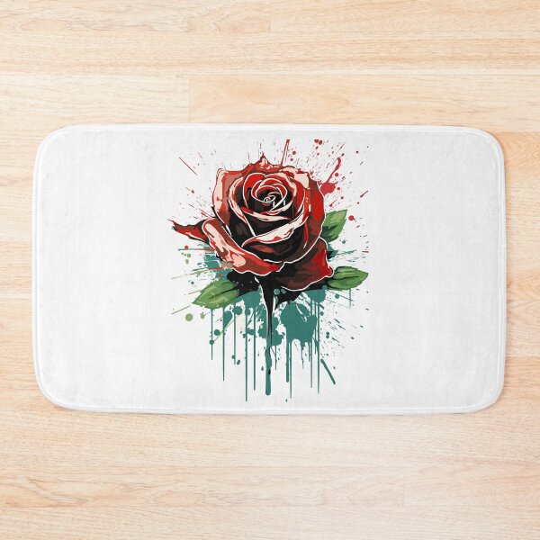 Item preview, Rose Rapture: A Concrete Poetry of Petals in Abstract Splatter designed and sold by TrendyArtInk.