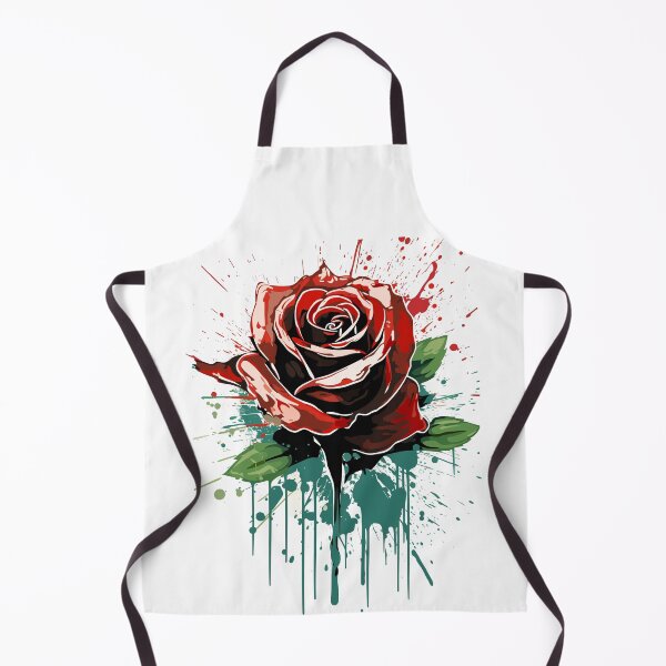 Item preview, Rose Rapture: A Concrete Poetry of Petals in Abstract Splatter designed and sold by TrendyArtInk.