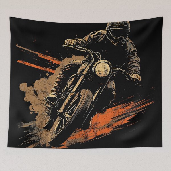 Item preview, Motocross Motorcycle Off-Road - Distressed Vintage Street Art Sport Lover designed and sold by GVRDesign.