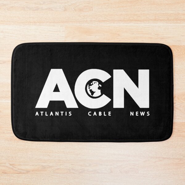 Item preview, ACN Atlantis Cable News Newsroom Logo White designed and sold by baranskini.