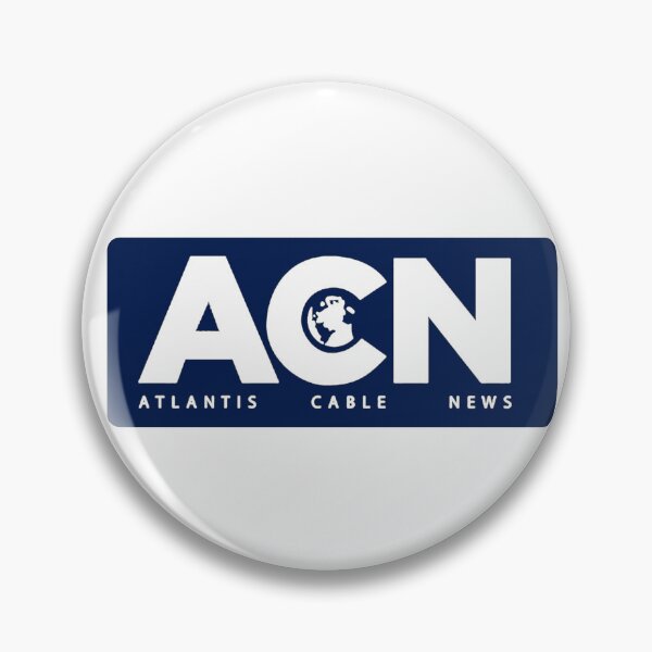 Item preview, Copy of ACN Atlantis Cable News Newsroom Logo Navy designed and sold by baranskini.