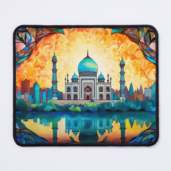 Item preview, The Taj Mahal, India, Original, AI Generated Art - An Iconic Monument and Beautiful Tomb designed and sold by studioSharonKay.