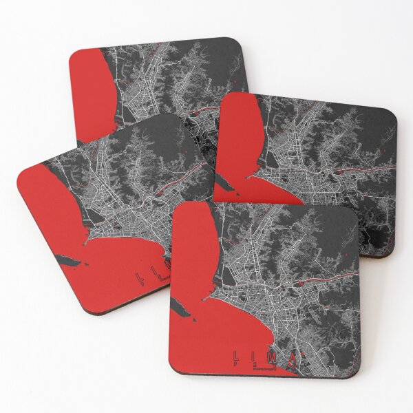 Item preview, Lima City Map of Peru - Oriental designed and sold by deMAP.