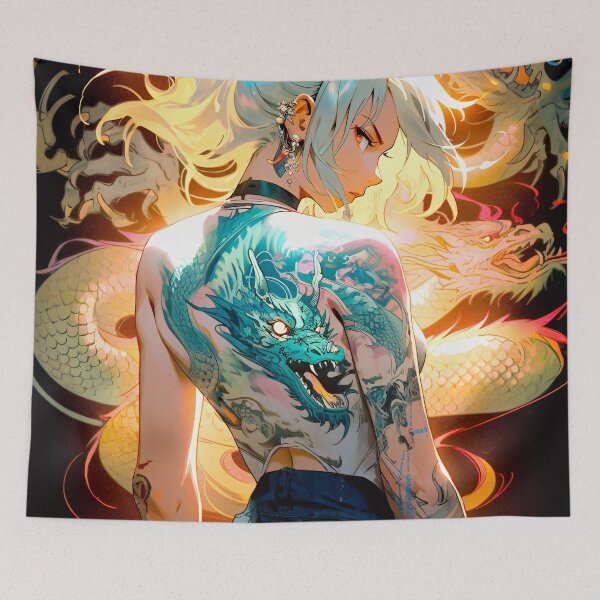 Aperçu de l'œuvre Fille Dragon 007 créée et vendue par Altdims.