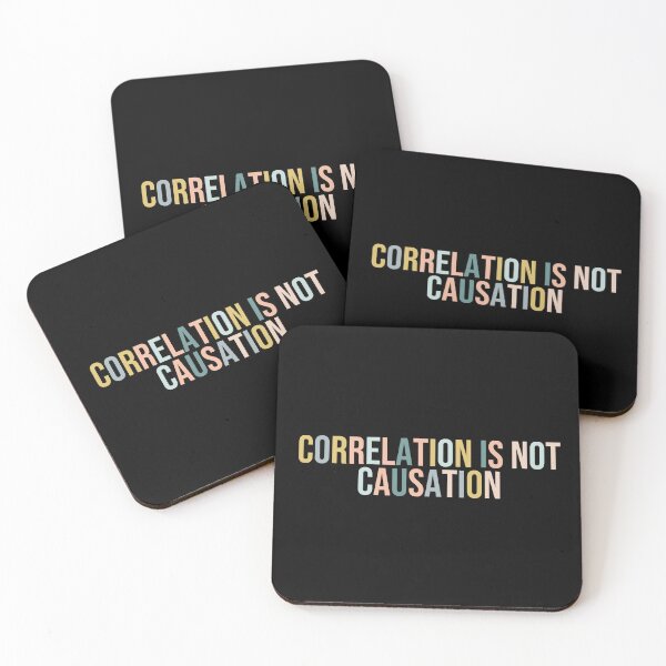 Item preview, correlation is not causation designed and sold by MOONINSPIRATION.