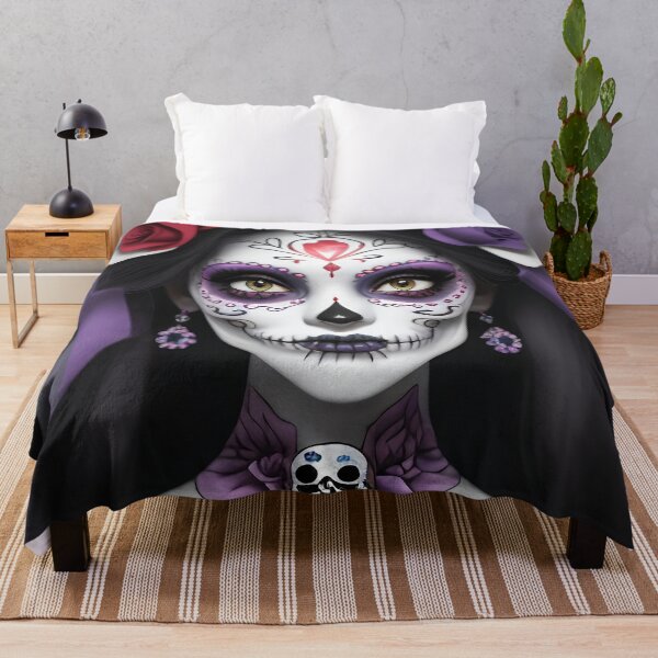 Item preview, Sugar Skull Day of the dead art - Cat eyes designed and sold by AnimeAero.