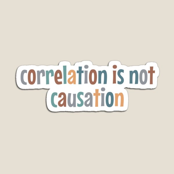 Item preview, correlation is not causation designed and sold by MOONINSPIRATION.