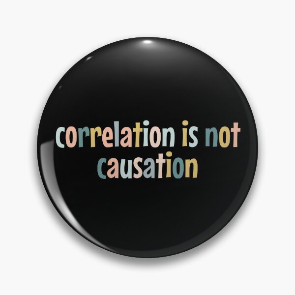 Item preview, correlation is not causation designed and sold by MOONINSPIRATION.