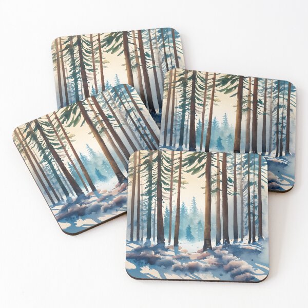 Item preview, Snowy Pine Forest designed and sold by Gustavo Navarro.