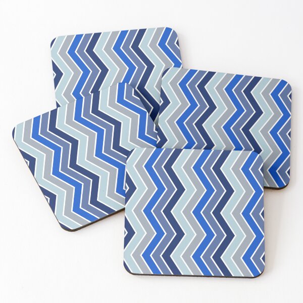 Item preview, Icy Ice Blue Chevron designed and sold by 247vibes.