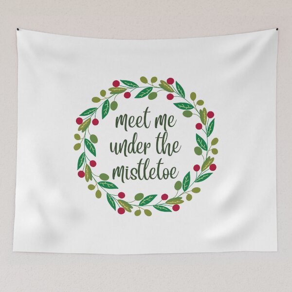 Item preview, Meet Me Under The Mistletoe designed and sold by OscarAndOphelia.