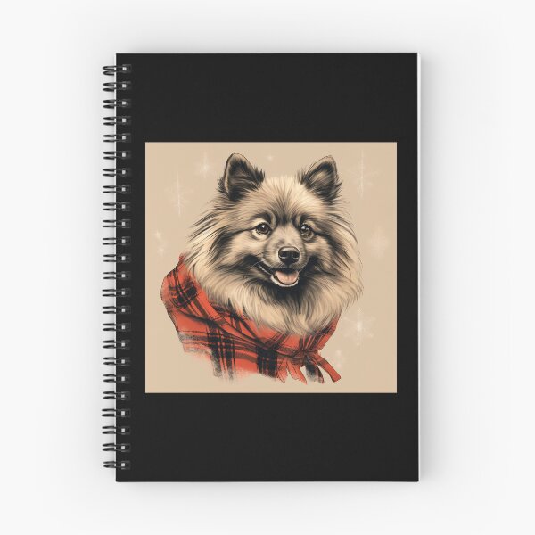 Item preview, Keeshond Christmas Plaid Watercolor designed and sold by rafaeltto.