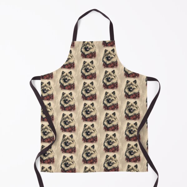 Item preview, Keeshond Christmas Plaid Watercolor designed and sold by rafaeltto.
