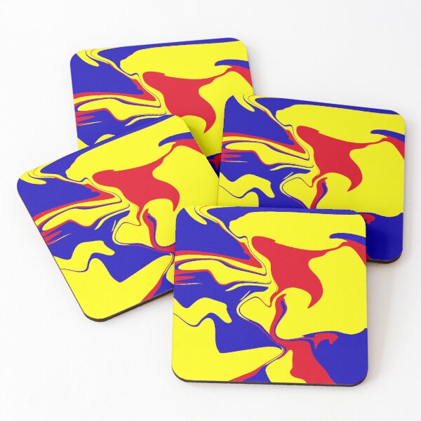 Item preview, Blue, Red and Yellow liquid Gradient designed and sold by Pattrenonly.