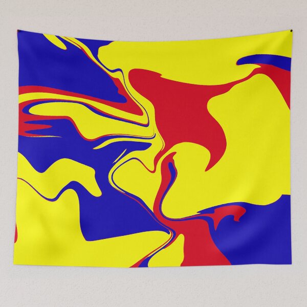 Item preview, Blue, Red and Yellow liquid Gradient designed and sold by Pattrenonly.