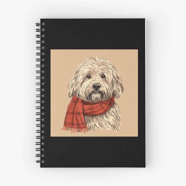 Item preview, Komondor Christmas Plaid Watercolor designed and sold by rafaeltto.