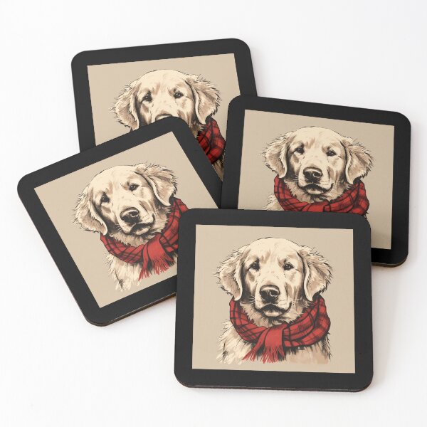 Item preview, Kuvasz Christmas Plaid Watercolor designed and sold by rafaeltto.