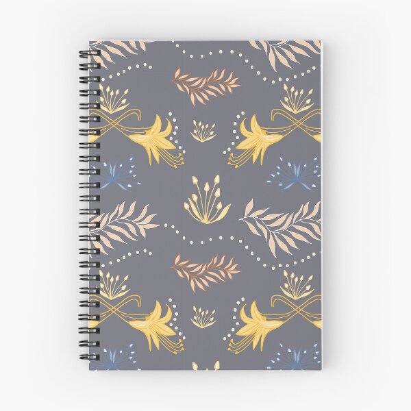 Item preview, Pretty lilies in grey and yellow designed and sold by SerahO.