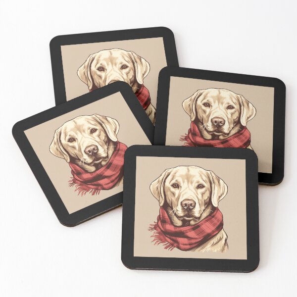 Item preview, Labrador Christmas Plaid Watercolor designed and sold by rafaeltto.