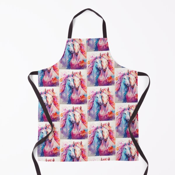 Item preview, Watercolor horses print designed and sold by PaperieJennifer.