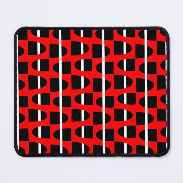 Item preview, Red Black White Mod Pattern designed and sold by Lois Eastlund.