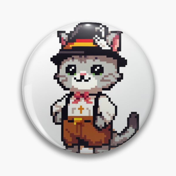 Item preview, Pixel art german kitten designed and sold by Tiagoribo.