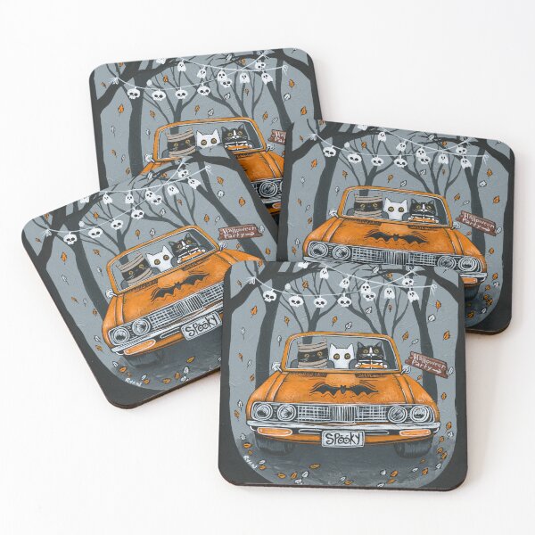Item preview, A Spooky Drive In the Spooky Woods designed and sold by KilkennyCat Art.