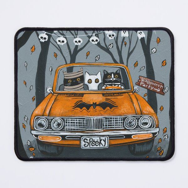 Item preview, A Spooky Drive In the Spooky Woods designed and sold by KilkennyCat Art.