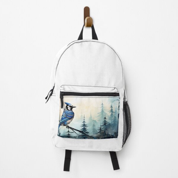 Item preview, Misty boreal watercolor blue jay designed and sold by etherElric.