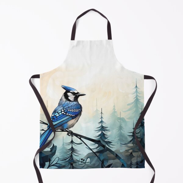 Artikelvorschau, Nebliger, borealer Aquarell-Blauhäher entworfen und verkauft von etherElric.