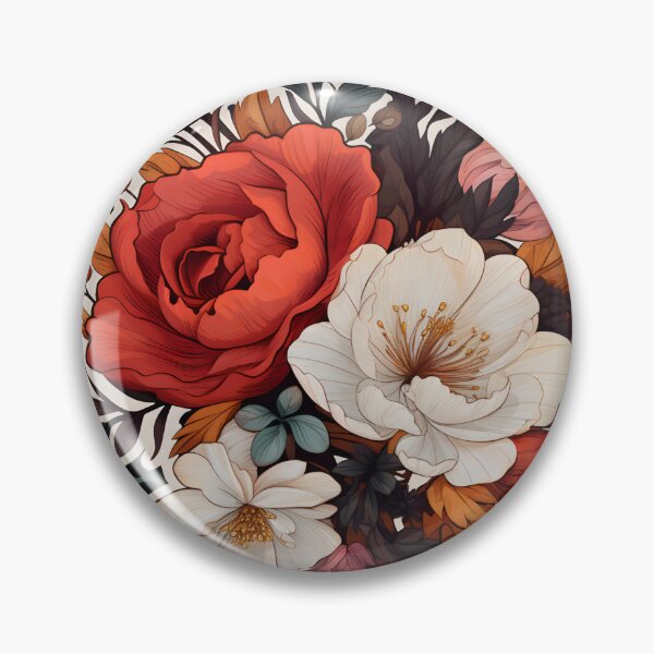Item preview, Midnight Garden: A Tapestry of Vibrant Blooms designed and sold by aeconomo.