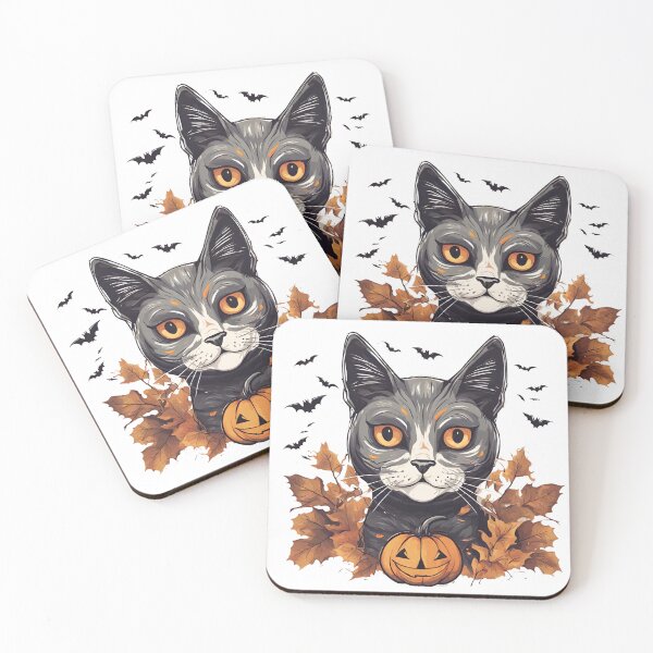Item preview, Kitty Charms of Halloween, funny gifts, t-shirt designed and sold by Ewelina  Niemiec.