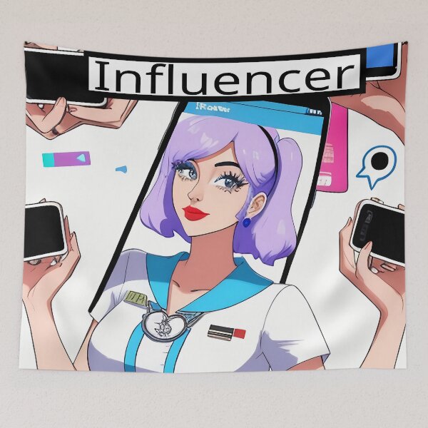 Item preview, Influencer. Shirt or decal for Social Media Influencers designed and sold by AnimeAero.