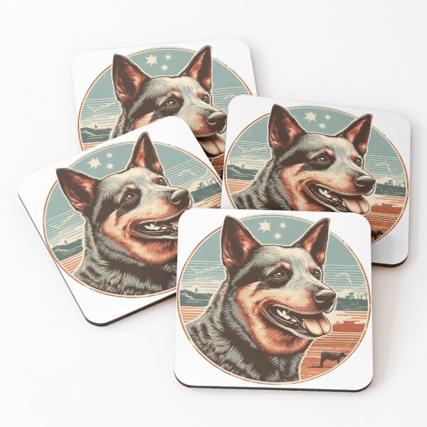 Item preview, Vintage Australian Cattle Dog designed and sold by yunamaliskova.