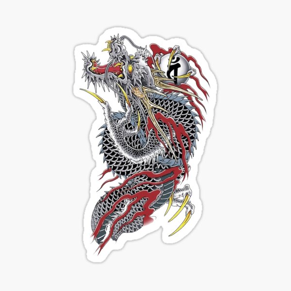 Item preview, Yakuza Kiryu Tattoo Design designed and sold by YakuzaAndThings.