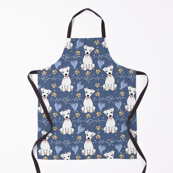 Item preview, Love Smooth Coat White Jack Russell Terrier designed and sold by Lulupainting.