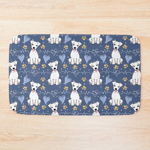 Item preview, Love Smooth Coat White Jack Russell Terrier designed and sold by Lulupainting.