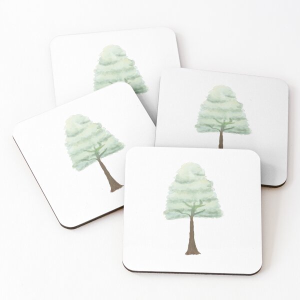 Artikelvorschau, Aquarellbaum entworfen und verkauft von blueflame-art.