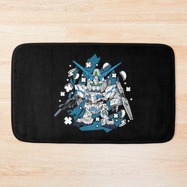 Item preview, Chibi Gundam Unicorn Blue designed and sold by MechaRon.