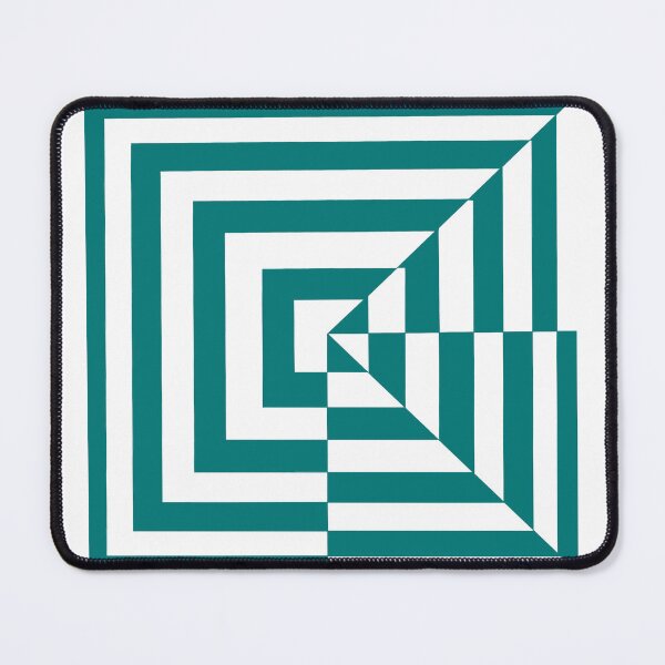 Item preview, Abstract Square Blue-Green Pattern Design by ZeesDesign on Redbubble designed and sold by ZEESDESIGN.