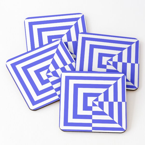 Item preview, Abstract Square Blue Pattern Design by ZeesDesign on Redbubble designed and sold by ZEESDESIGN.