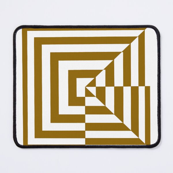 Item preview, Abstract Square Brown Pattern Design by ZeesDesign on Redbubble designed and sold by ZEESDESIGN.