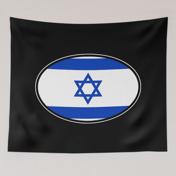 Item preview, ISR - Israel - Jerusalem Oval Travel Bumper Sticker for your Car or Luggage.  designed and sold by BBTravels.