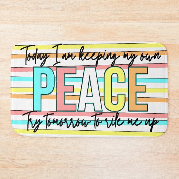 Item preview, Today I Am Keeping My Own Peace designed and sold by gleefulme.