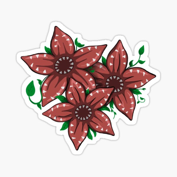 Item preview, Demogorgon Bouquet Sticker from STRANGER THINGS designed and sold by Korbat77.