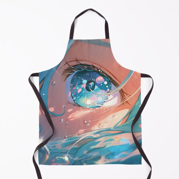 Item preview, Beautiful Blue Underwater Anime Eye designed and sold by bubblegoth.